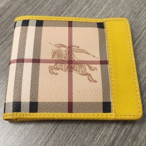 A Burberry Haymarket check wallet